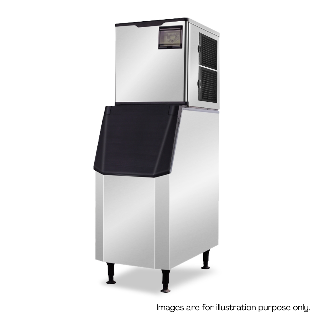 Free Standing Modular Ice Machine Cube Ice - 160Kg/24Hr