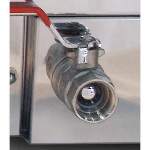 Roband Square Glass Hot Food Display Bar, 4 pans double row with roller doors