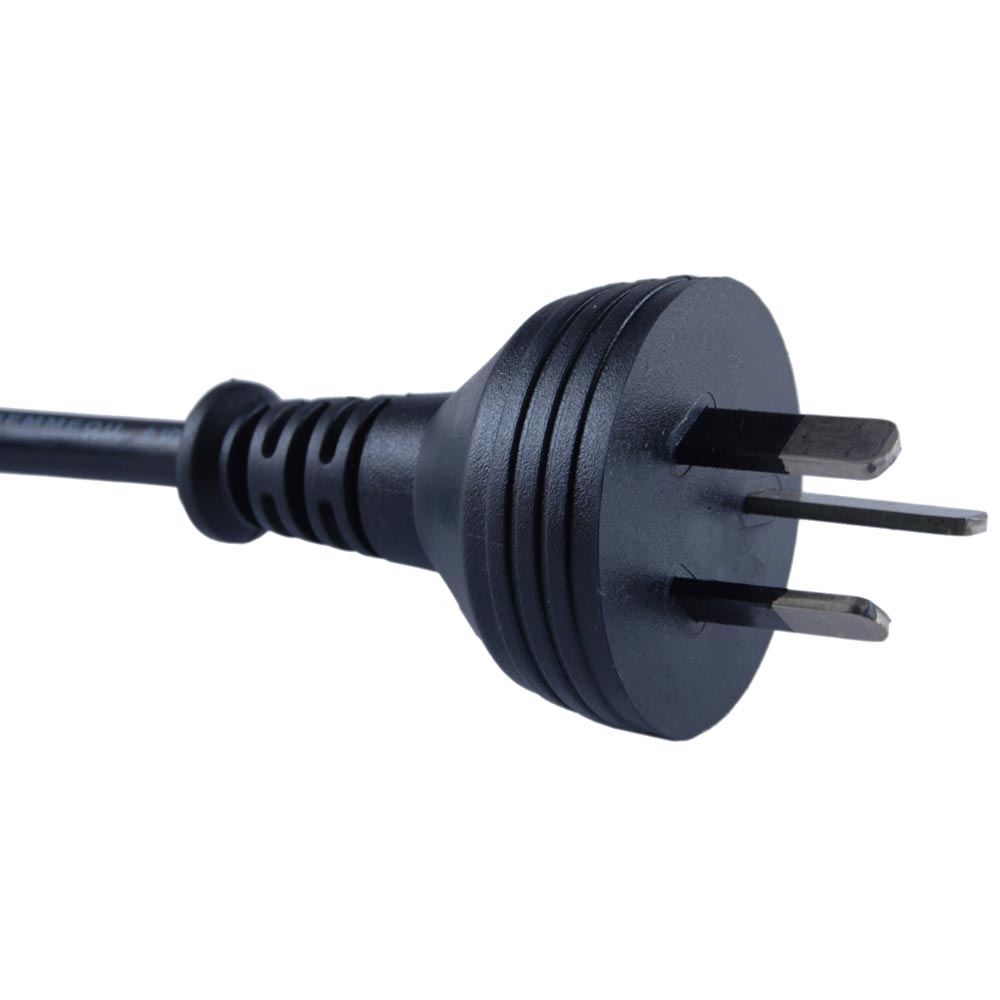 Australian 10Amps, 240V AC, 50Hz mains power plug.