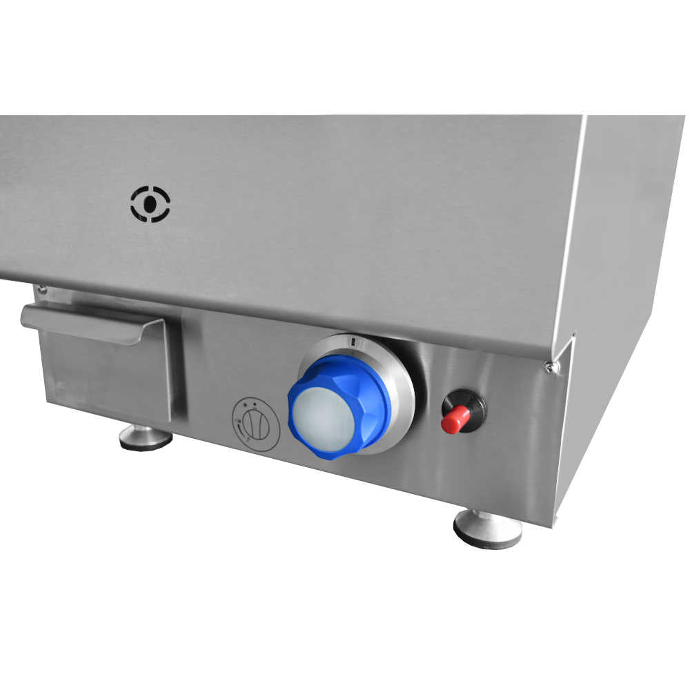 CookRite Benchtop Gas Griddle/Hotplate 400mm width – LPG