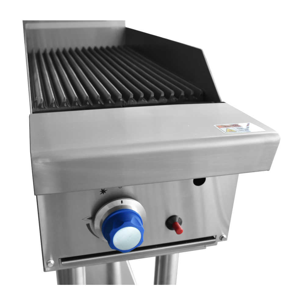 CookRite Single Burner Radiant Chargrill - 300MM width - Natural Gas