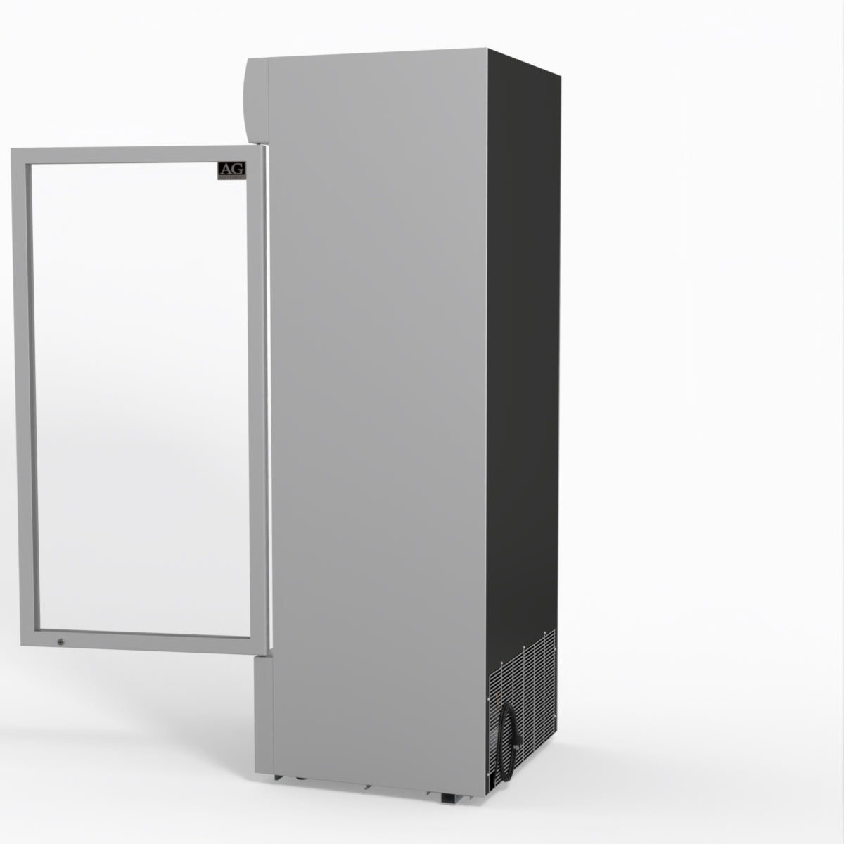 515L Upright Glass Door Display/Drinks Fridge - White with Light Box