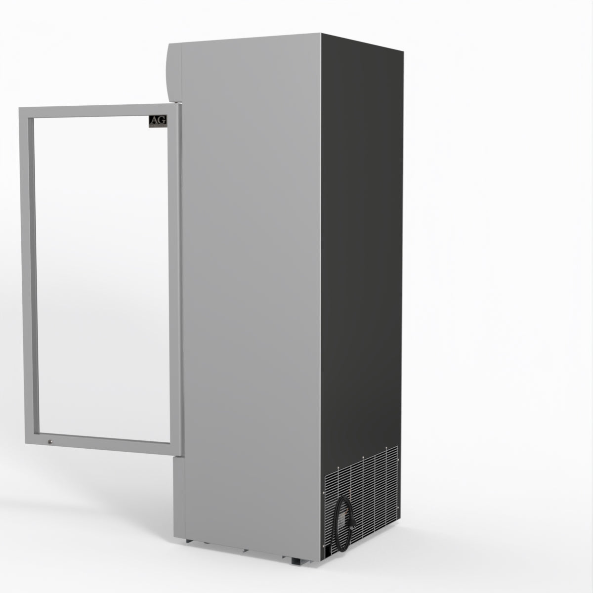 515L Upright Glass Door Display/Drinks Fridge - White with Light Box