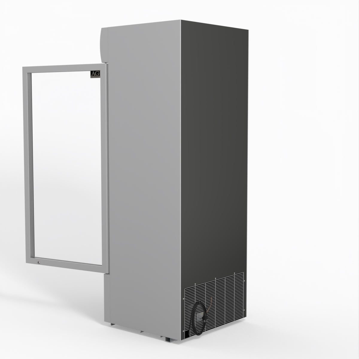 515L Upright Glass Door Display/Drinks Fridge - White with Light Box