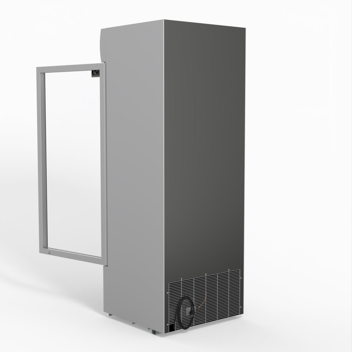 515L Upright Glass Door Display/Drinks Fridge - White with Light Box