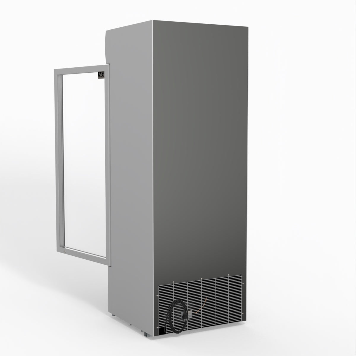 515L Upright Glass Door Display/Drinks Fridge - White with Light Box