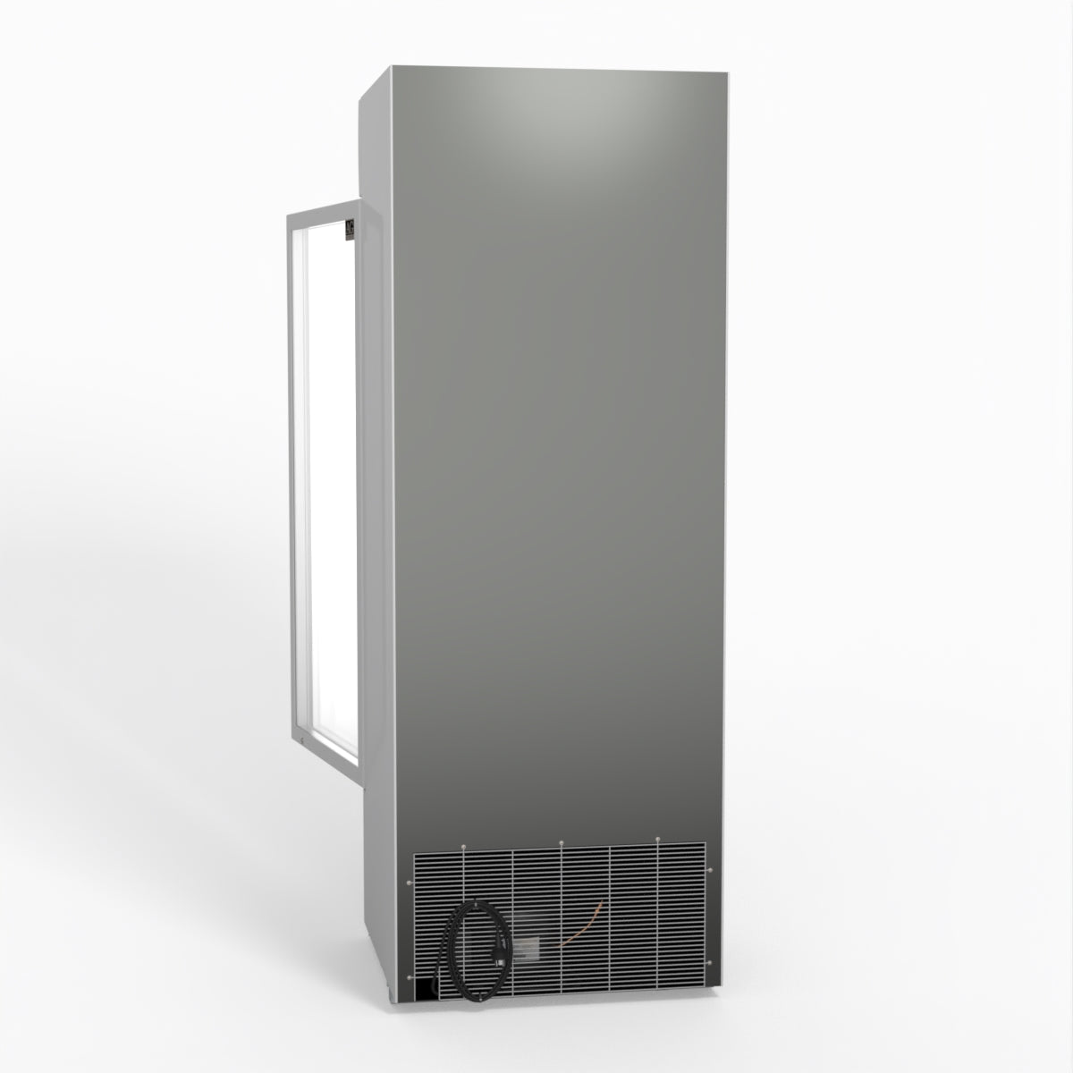 515L Upright Glass Door Display/Drinks Fridge - White with Light Box