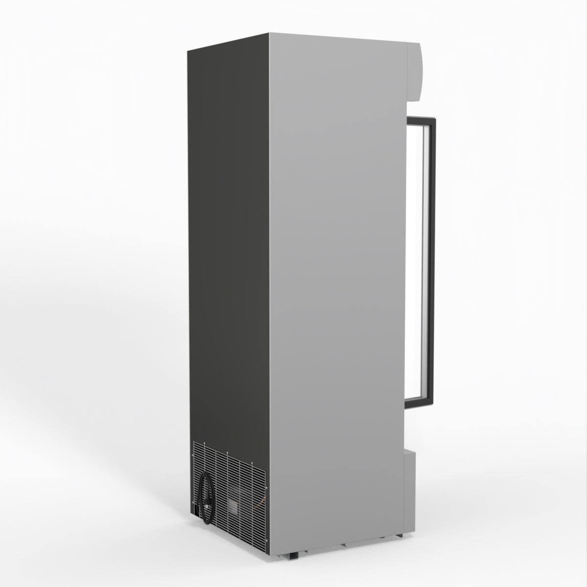 515L Upright Glass Door Display/Drinks Fridge - White with Light Box