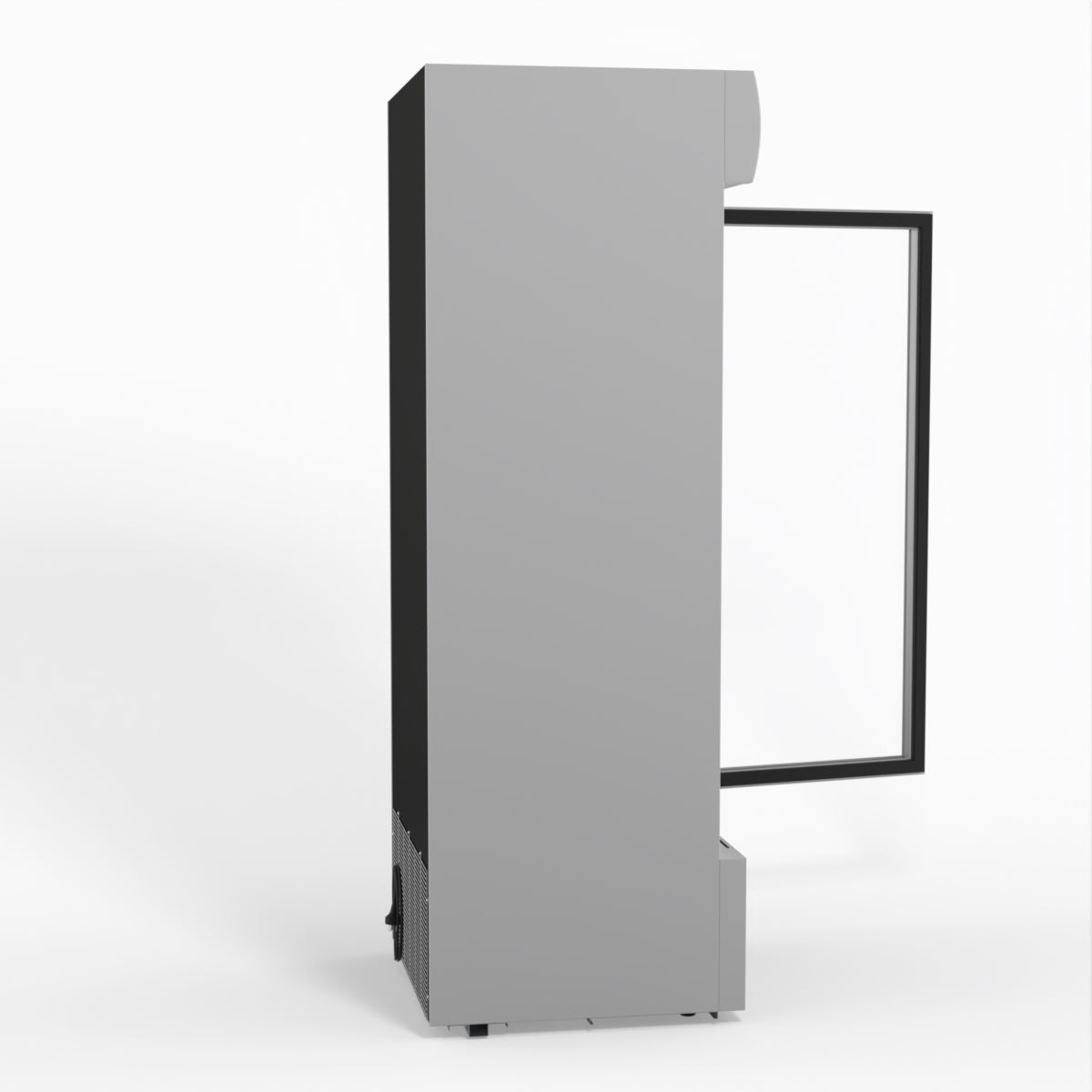 515L Upright Glass Door Display/Drinks Fridge - White with Light Box