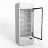515L Upright Glass Door Display/Drinks Fridge - White with Light Box