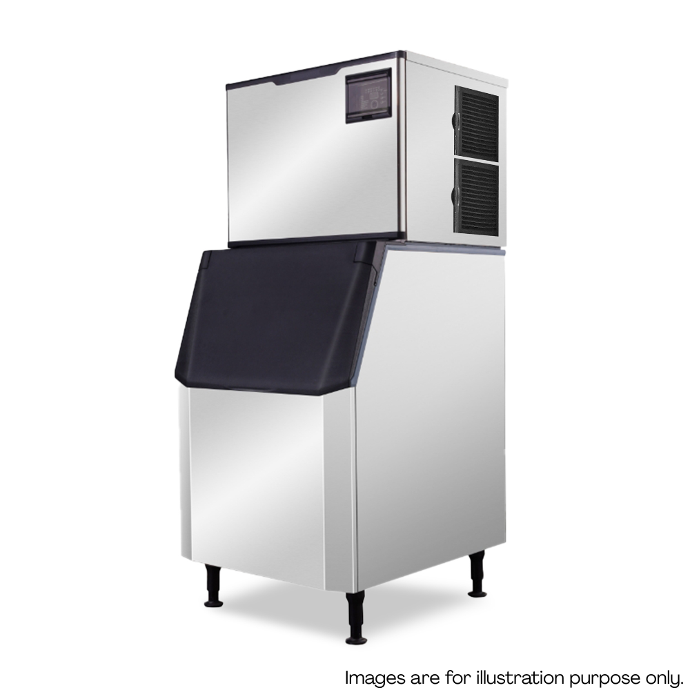 Ice Machine Turret Free Standing Modular Ice Machine Cube Ice - 225Kg/24Hr – AG Equipment