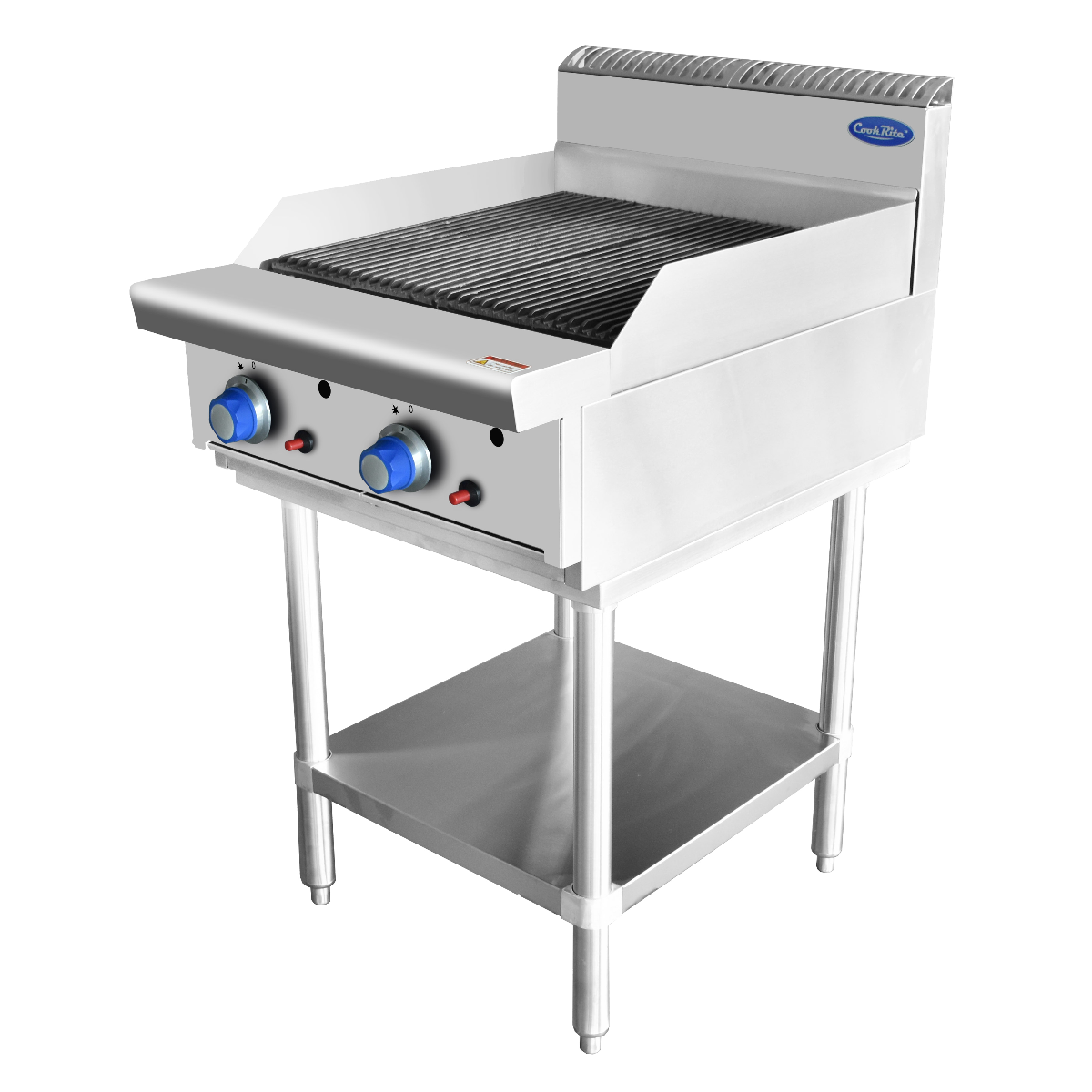 CookRite Two Burner Chargrill 600MM width Natural Gas AG Equipment