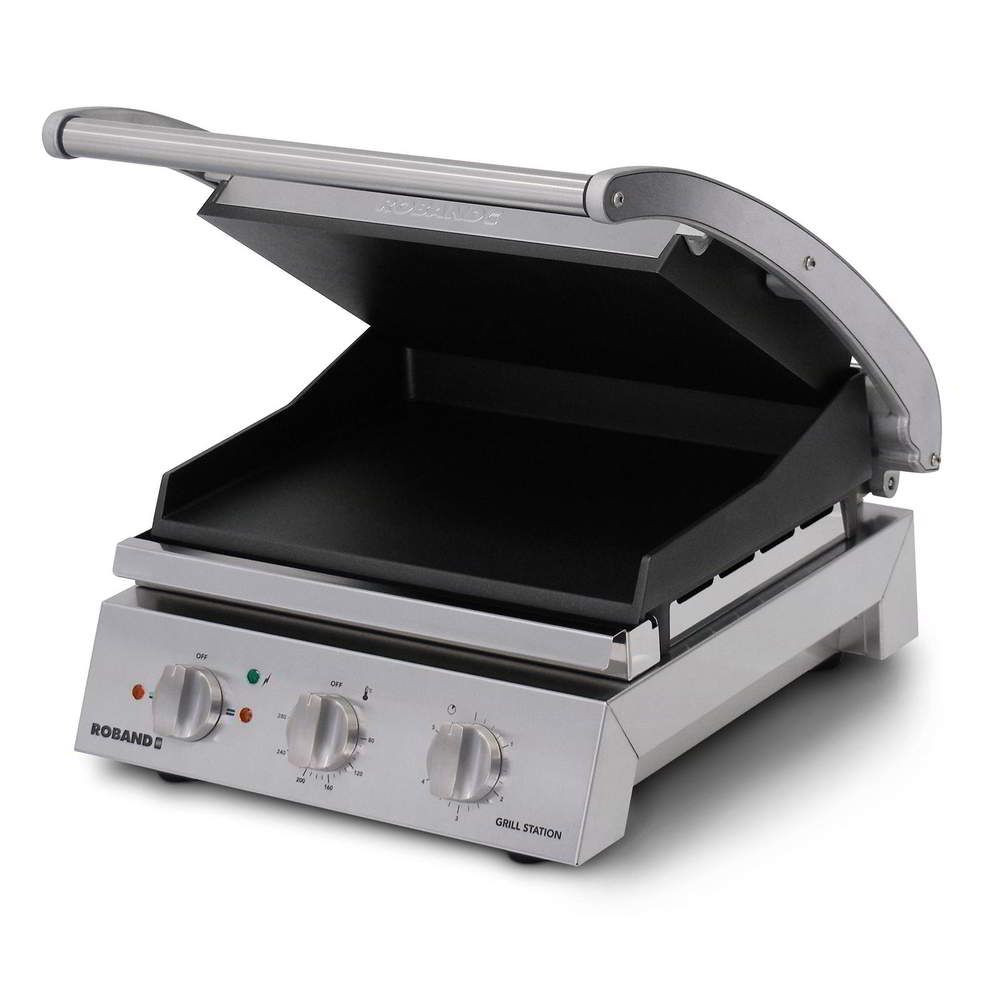 Roband Grill Station 6 slice, smooth non stick plates 10Amp