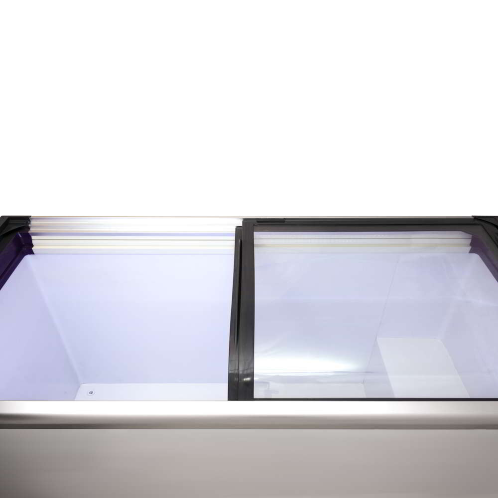 Sliding Glass Door Chest Freezer - 445 Litre