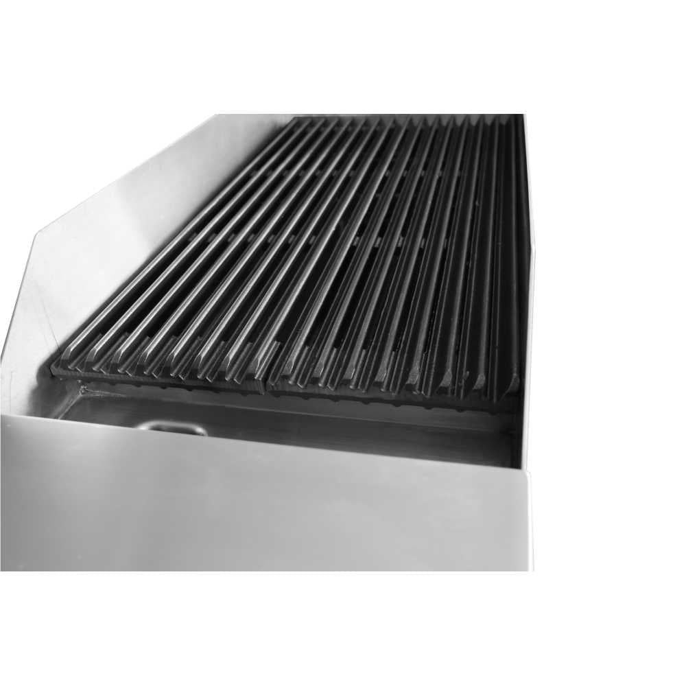 CookRite Single Burner Radiant Chargrill - 300MM width - Natural Gas