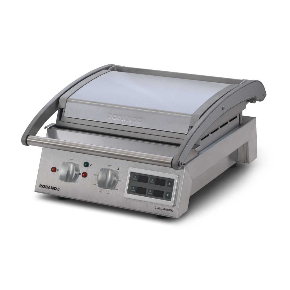 Roband Grill Station Electronic Timer 6 slice, smooth plates 10Amp